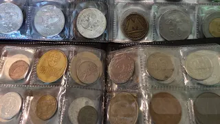 моя коллекция монет за 1 год.                 #монеты