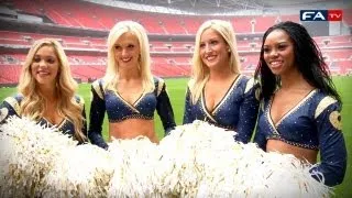 NFL Cheerleaders at Wembley Stadium | FATV