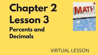 Chapter 2 - Lesson 3 Virtual Lesson - 6th Grade Math