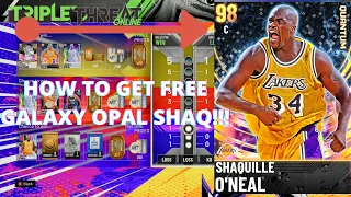 HOW TO GET FREE GALAXY OPAL SHAQ IN NBA 2K21 MYTEAM!!!