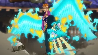 Marco The Phoenix Goes F*n Berserk On Queen And King (Full Fight) ! One Piece Episode 1022 - ENG SUB
