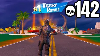 142 Elimination Solo vs Squads Wins Full Gameplay (Fortnite Chapter 4 Season 4)