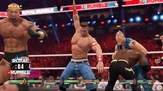 Can John Cena win the Royal Rumble from the #1 spot? | WWE 2K22 | 4K