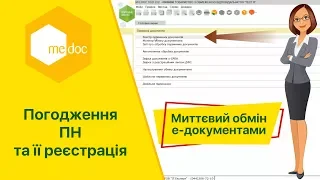 Погодження ПН з контрагентом та реєстрація її в ЄРПН