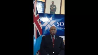 Rabuka talks about the party's views on the 2014 elections