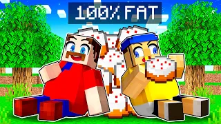 Jeffy Got 100% FAT in Minecraft!