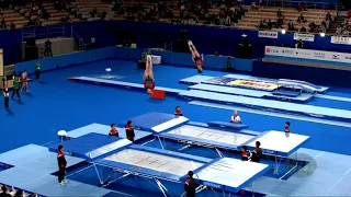 Canada 1 (CAN) W - 2019 Trampoline Worlds, Tokyo (JPN) - Qualification Synchro R2