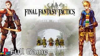 Final Fantasy Tactics (PS1) - Full Game Walkthrough - No Commentary - Longplay - Gameplay