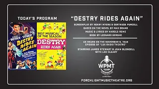 WPMT Presents: Destry Rides Again