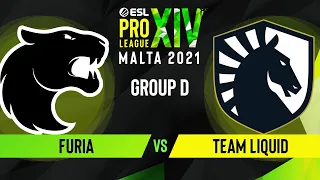 CS:GO - FURIA vs. Team Liquid [Mirage] Map 3 - ESL Pro League Season 14 - Group D