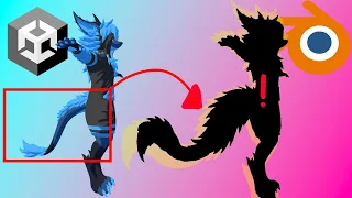 Unity Blender - Adding A Different Tail To Your Avatar! (Nardo)