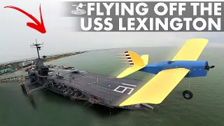 How Hard is it to FLY off the USS Lexington?