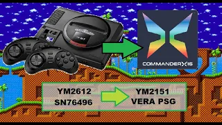 Commander X16: Sega Genesis - Sonic Green Hill Zone