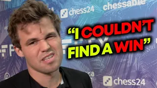 Magnus Carlsen on a MESS in the Game Against Alireza Firouzja