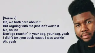 Khalid - My Bad (Audio) lyrics