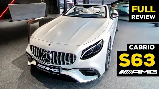 2020 MERCEDES S63 AMG Cabriolet NEW FACELIFT V8 FULL Review Interior 4MATIC+