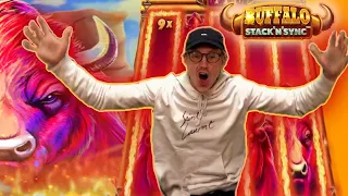 🔥CASINODADDY'S UNBELIEVABLE  MAX WIN ON BUFFALO STACK 'N' SYNC SLOT 🔥