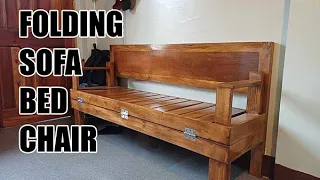 DIY - Folding Space Saving Sofa Bed | Gmelina Wood