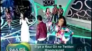 Jotta A. está namorando neta de Raul Gil ??? Raquel canta para ele. Jotta A.