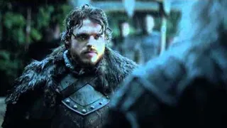 Game of Thrones - Robb Stark beheads Rickard Karstark