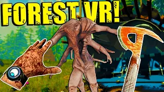 Going On The WORST Vacation With The Boys In Virtual Reality! - The Forest Multiplayer Survival VR