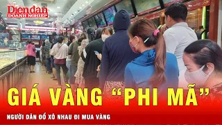 Giá vàng tăng “phi mã”, người dân đội mưa đi mua, một số doanh nghiệp hết sạch vàng nhẫn