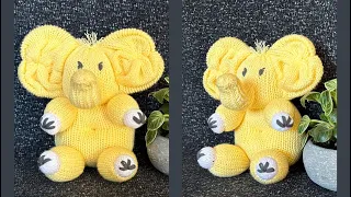 Engelbert the Elephant ~ Addi, Sentro, Circular Knitting