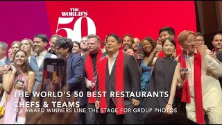 The World's 50 Best Restaurants # 1 Win for Central in Lima + All Chefs Group Photo — June 20, 2023