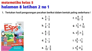 Matematika kelas 5 halaman 8 latihan 2 (buku esps)