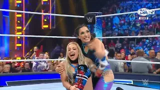 RAQUEL RODRIGUEZ & LIV MORGAN  VS  TEGAN NOX & EMMA  -  SMACKDOWN 17/03/23