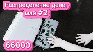 Распределение денег по системе конвертов 💸| Май #2 |кеш-конверты