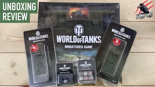 WORLD OF TANKS MINIATURES GAME UNBOXING REVIEW - Includes 2 x Tank Expansions & 2 x Dice Packs