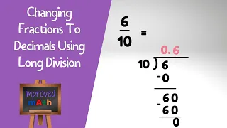 Fractions To Decimals Using Long Division