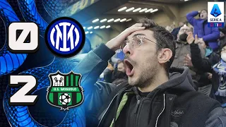 CHE DISASTRO A SAN SIRO..!! INTER 0-2 SASSUOLO | LIVE REACTION TIFOSI INTERISTI GOL HD SERIEA