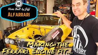 Making the Ferrari engine fit... better - Ferrari engined Alfa 105 Alfarrari build part 209