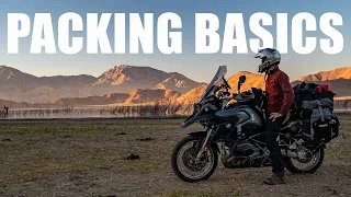 How To Pack A Motorcycle For Long Distance Travel