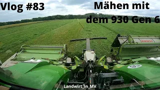 Vlog #83 Grasmähen mit dem Fendt 930 Gen 6 /2. Schnitt, Teil 2