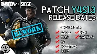 R6 Update - Patch Y4S1.3 Dropping This Week! - Operation Burnt Horizon