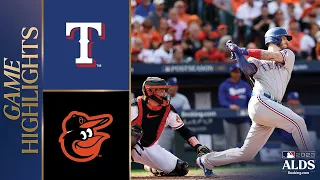 Rangers vs. Orioles ALDS Game 1 Highlights (10/7/23) | MLB Highlights