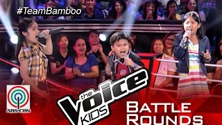 The Voice Kids PH 2015 Battle Performance: “Di Bale Na Lang” by Narcylyn vs Crissel vs Lance