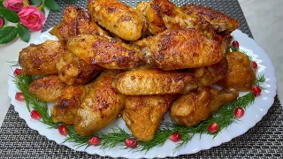 Вместо шашлыка на праздничный стол🔥Нереально вкусные куриные крылья на сковороде! Секрет в маринаде