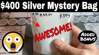 Junk Silver Purchase and Hunt - $400 Mystery Bag with a Bonus Bag