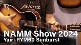 NAMM guitar demos - Alvarez Yairi PYM60 Sunburst