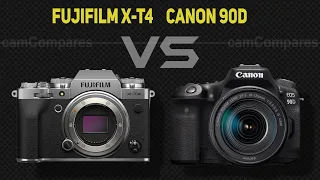 Fujifilm X-T4 vs Canon 90D  [Camera Battle]
