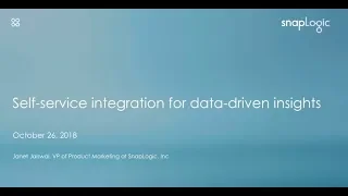 Self-service integration for data-driven insights