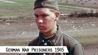 German Prisoners of War in Frankenberg (March 1945, HD film scan)