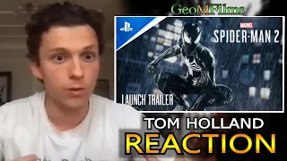Tom Holland Spiderman 2 ps5 game REACTION | DUB