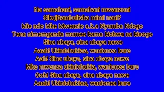 ZUCHU - NYUMBA NDOGO LYRICS