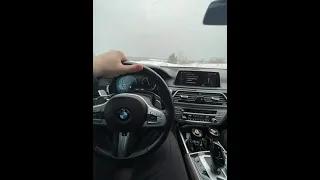BMW 740D и ЗИМА. КАЙФ