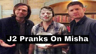 Jensen and Jared Pranks On Misha Collins